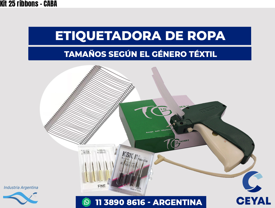 Kit 25 ribbons - CABA
