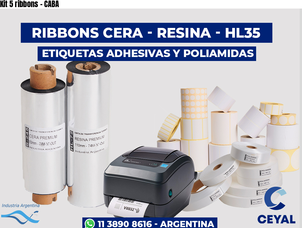 Kit 5 ribbons – CABA