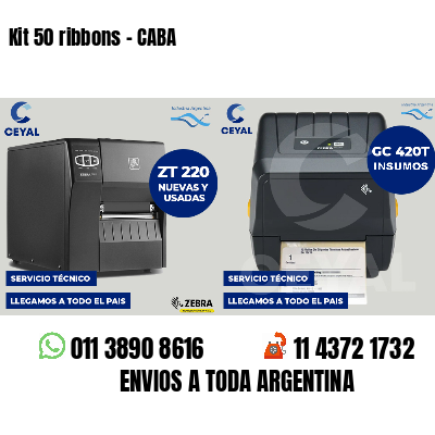 Kit 50 ribbons - CABA