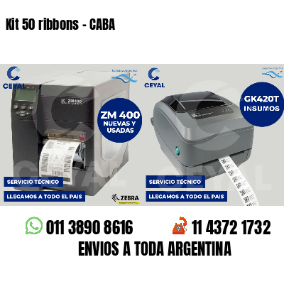 Kit 50 ribbons - CABA