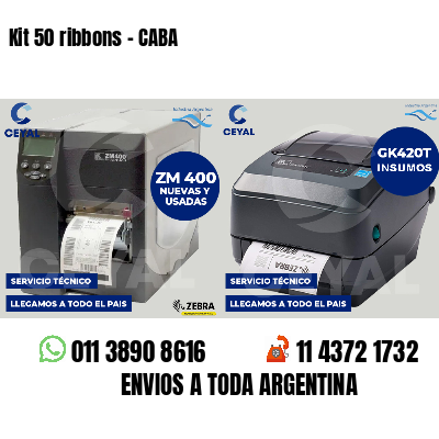 Kit 50 ribbons - CABA