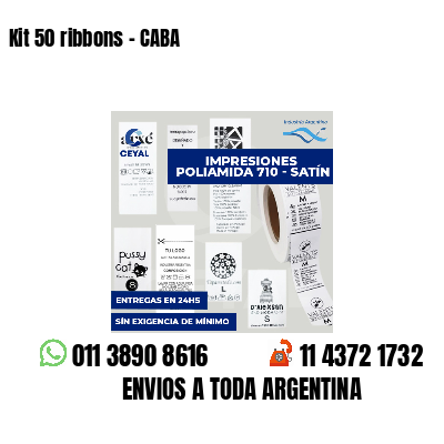 Kit 50 ribbons - CABA