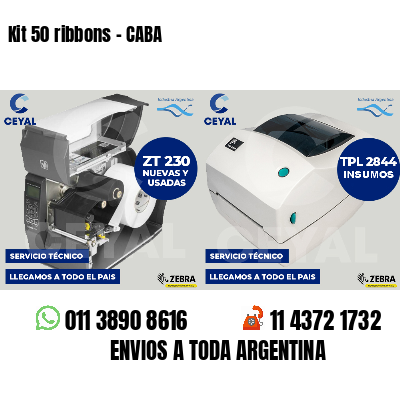Kit 50 ribbons - CABA
