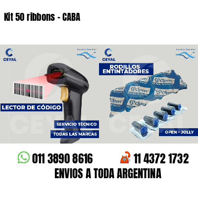 Kit 50 ribbons - CABA