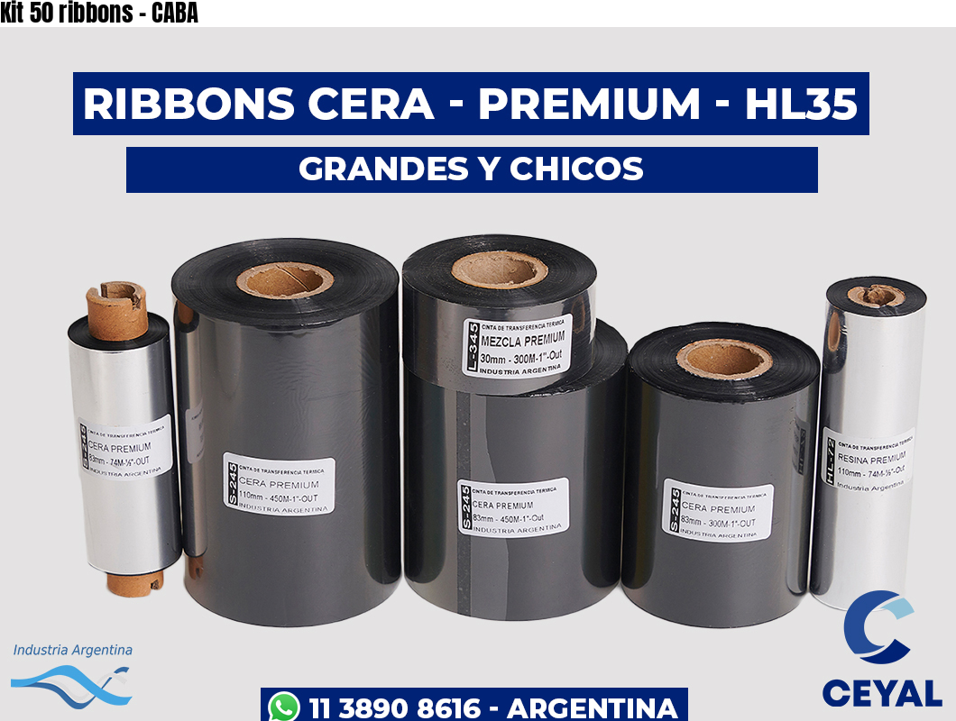 Kit 50 ribbons – CABA