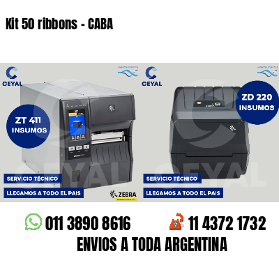 Kit 50 ribbons - CABA
