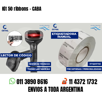 Kit 50 ribbons - CABA