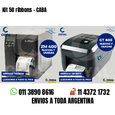 Kit 50 ribbons - CABA