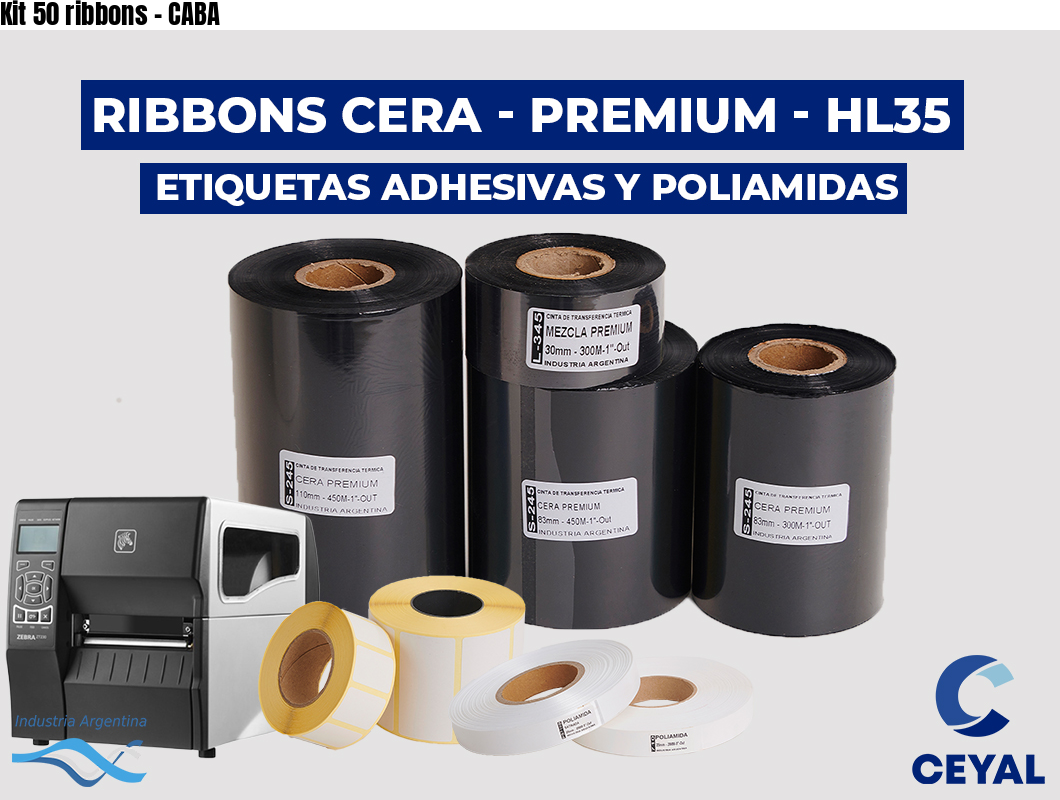 Kit 50 ribbons - CABA
