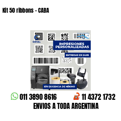 Kit 50 ribbons - CABA