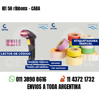 Kit 50 ribbons - CABA