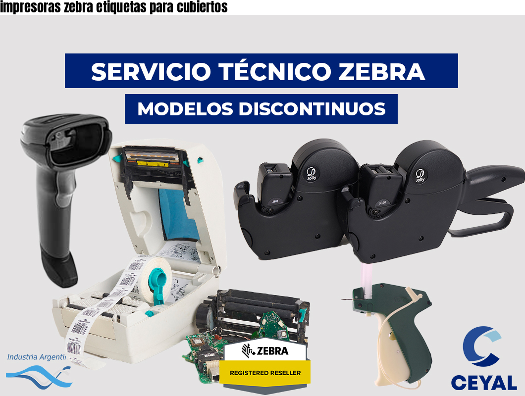 impresoras zebra etiquetas para cubiertos
