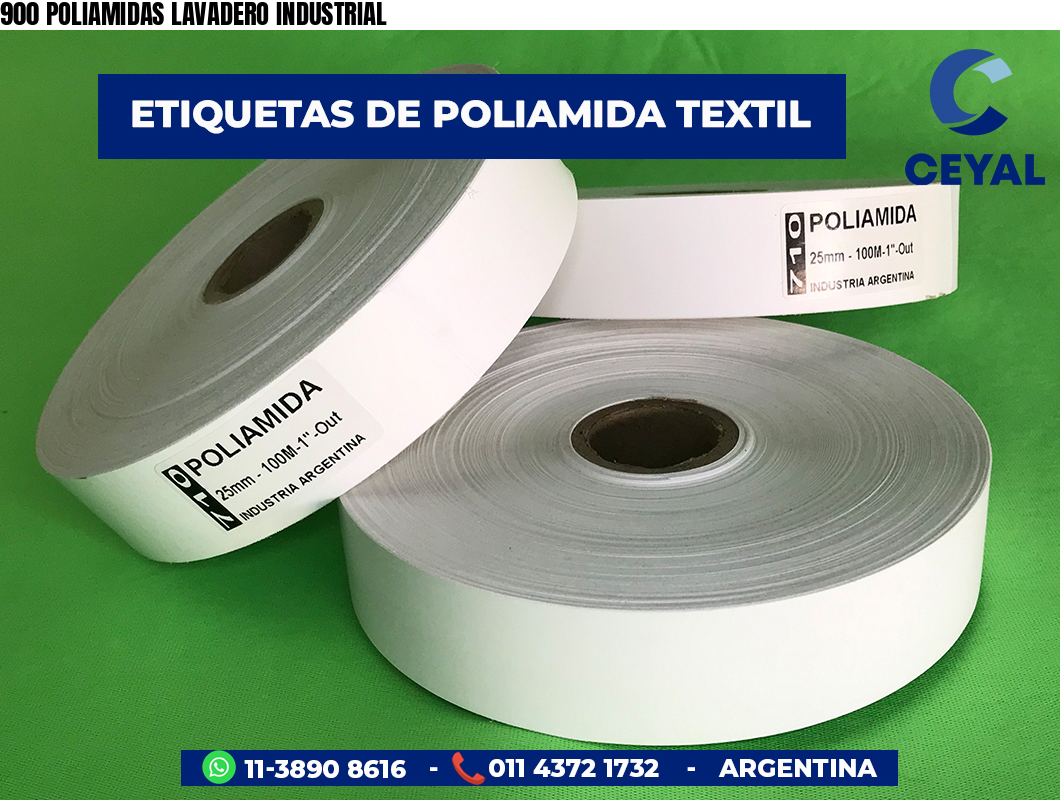 900 POLIAMIDAS LAVADERO INDUSTRIAL