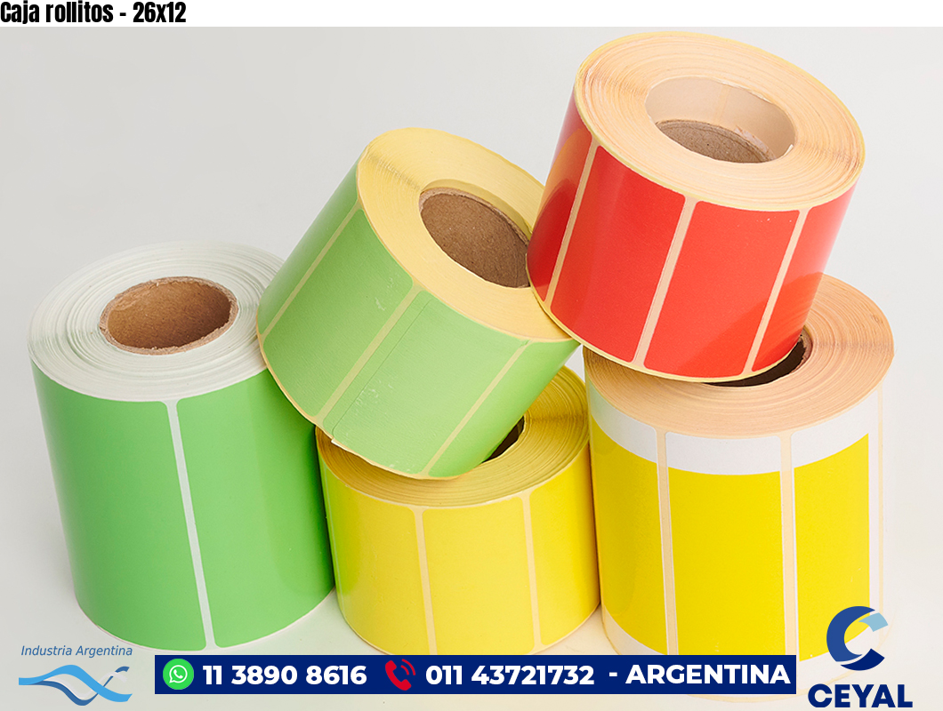 Caja rollitos - 26x12