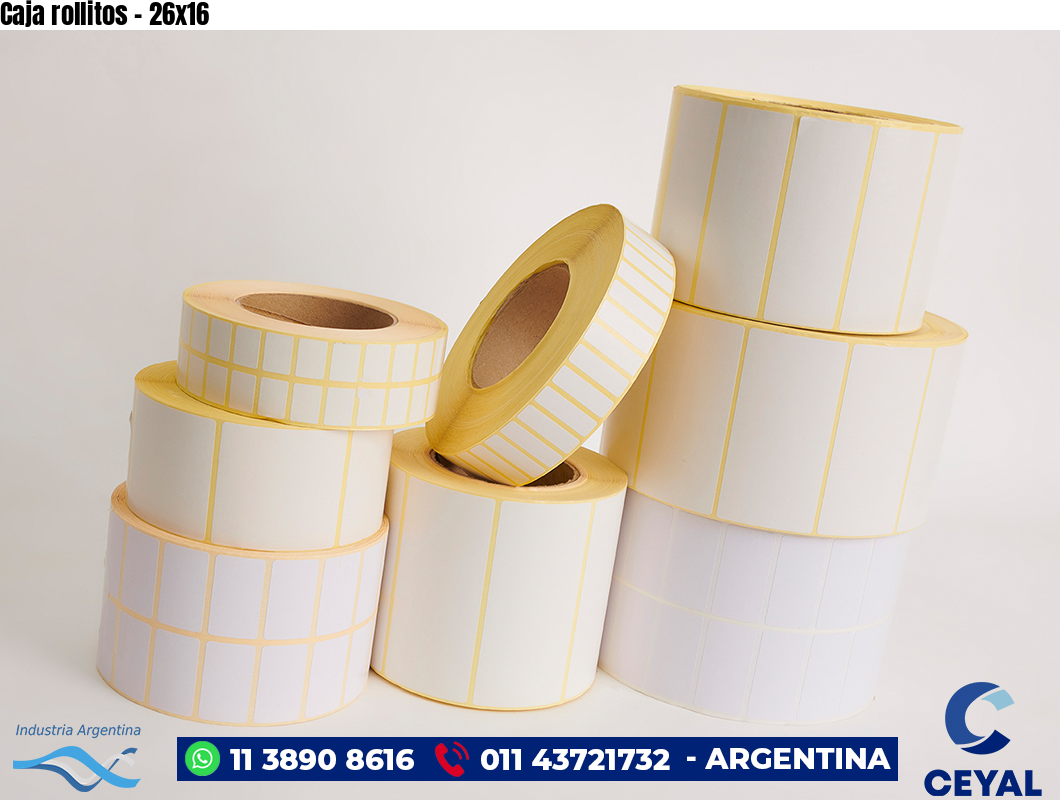 Caja rollitos - 26x16