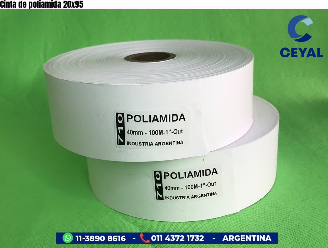Cinta de poliamida 20x95