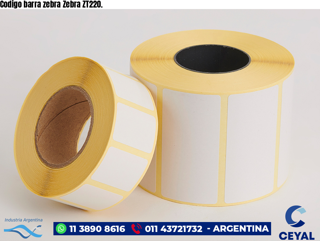 Codigo barra zebra Zebra ZT220.