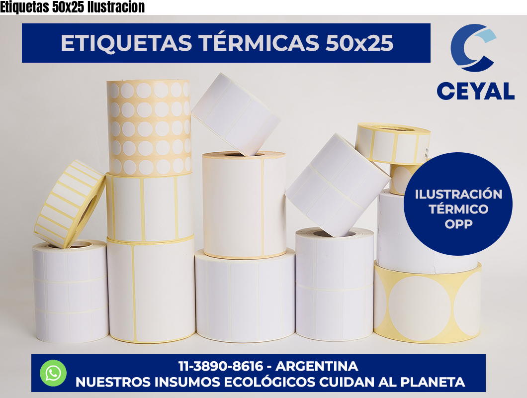 Etiquetas 50×25 Ilustracion
