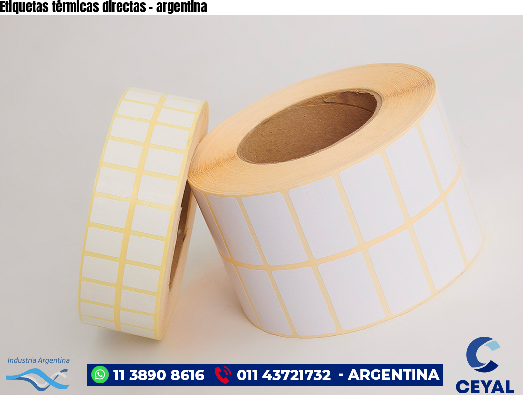 Etiquetas térmicas directas - argentina