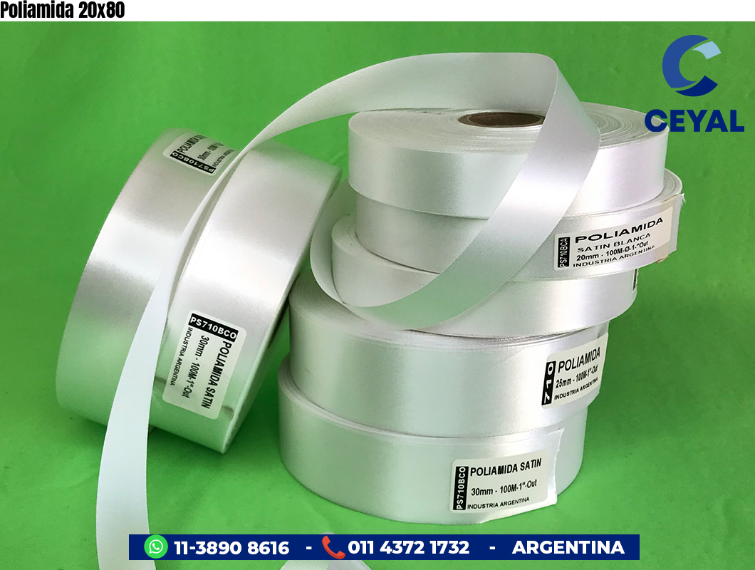 Poliamida 20x80