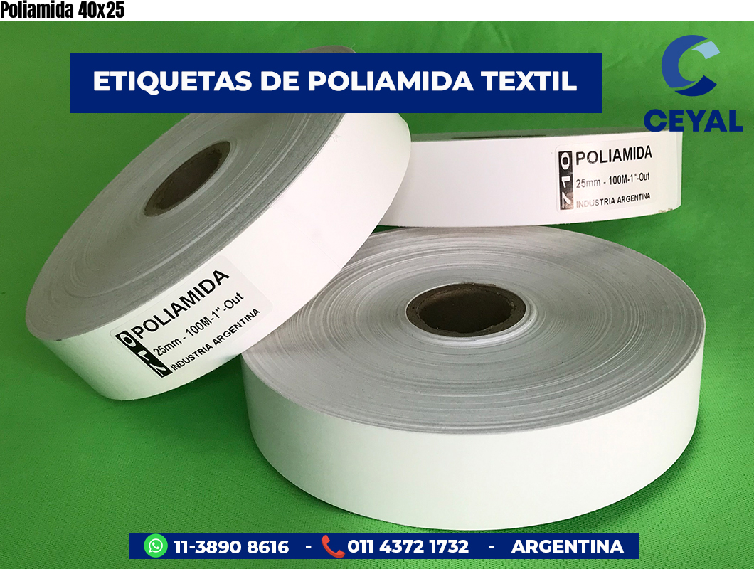 Poliamida 40×25