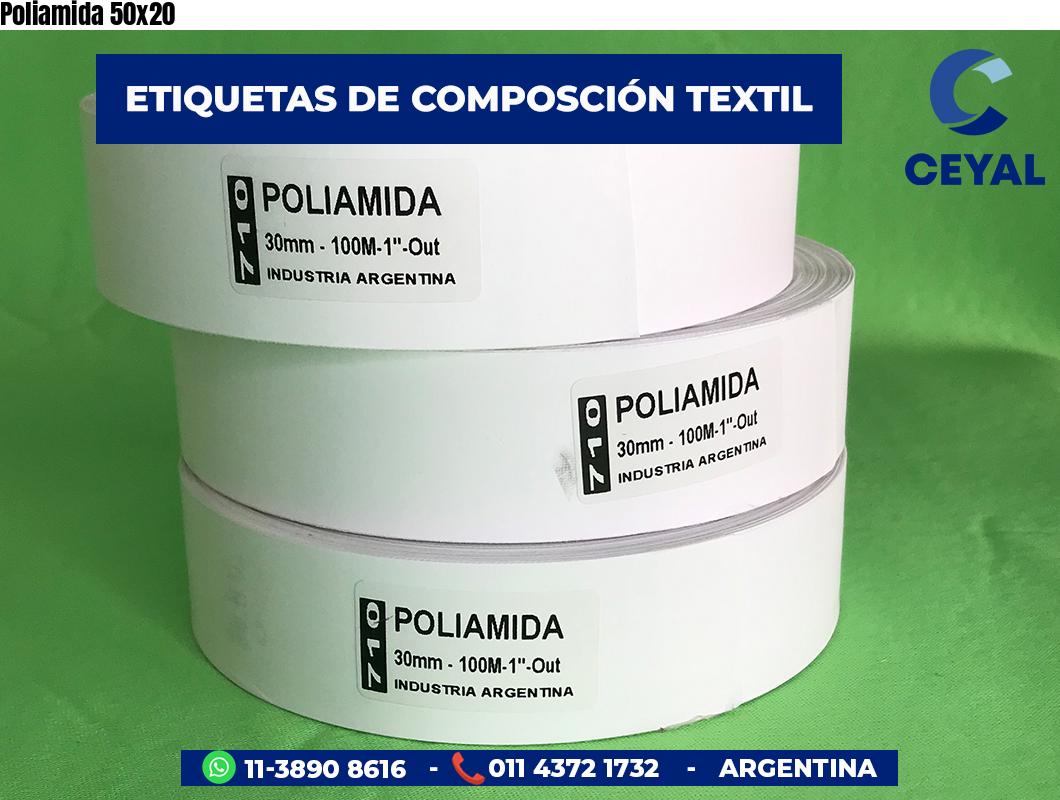Poliamida 50×20