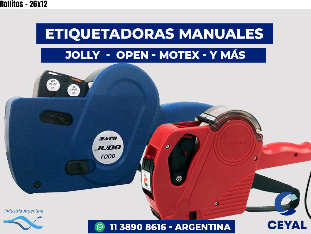 Rollitos - 26x12