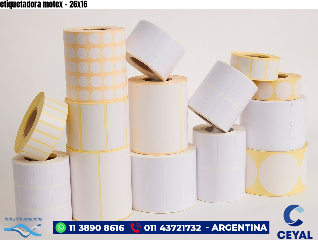 etiquetadora motex - 26x16