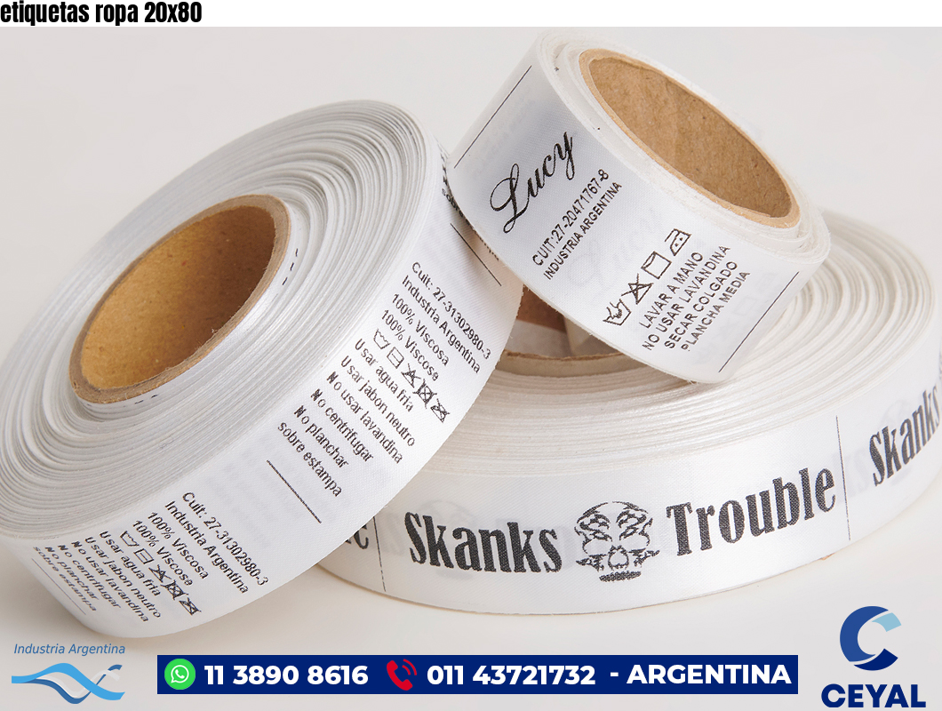 etiquetas ropa 20×80