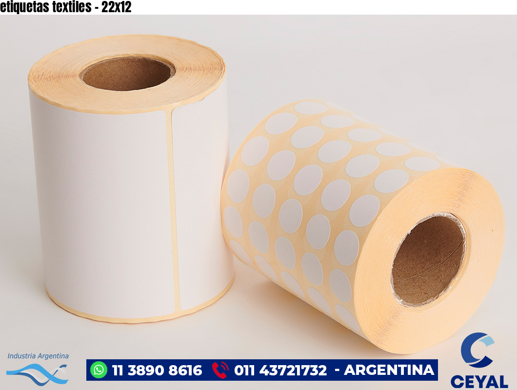 etiquetas textiles - 22x12