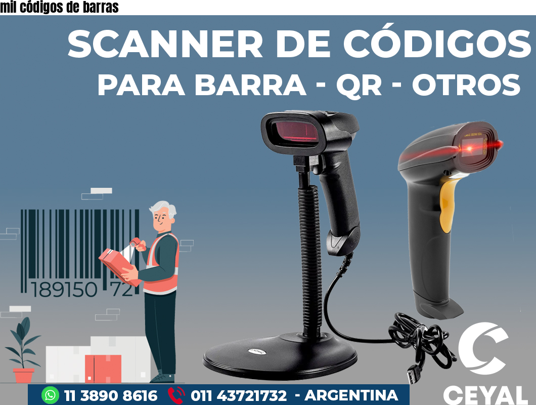 mil códigos de barras