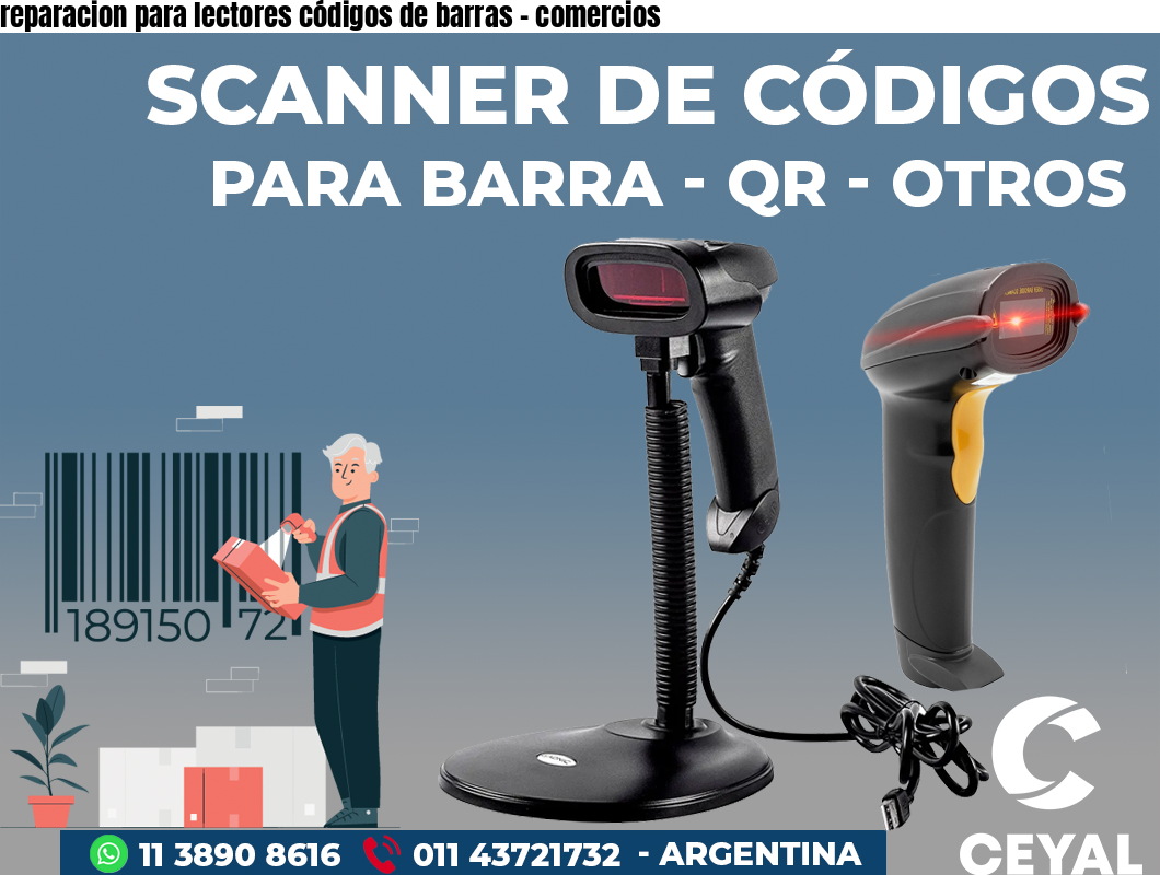 reparacion para lectores códigos de barras – comercios