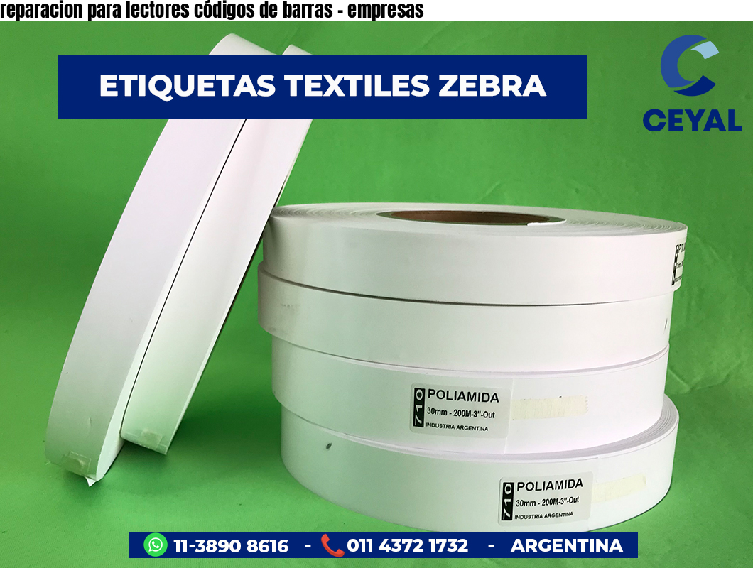 reparacion para lectores códigos de barras - empresas