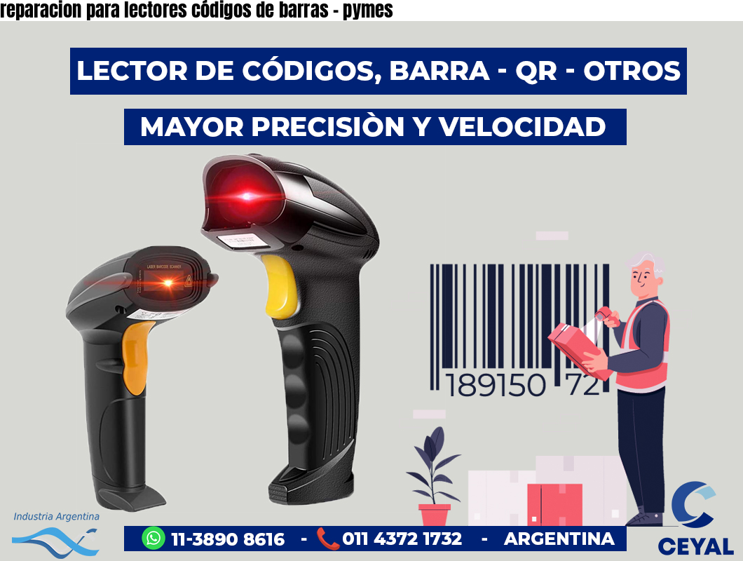 reparacion para lectores códigos de barras - pymes