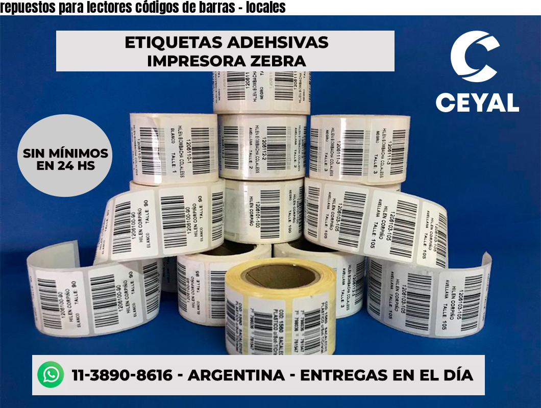 repuestos para lectores códigos de barras - locales