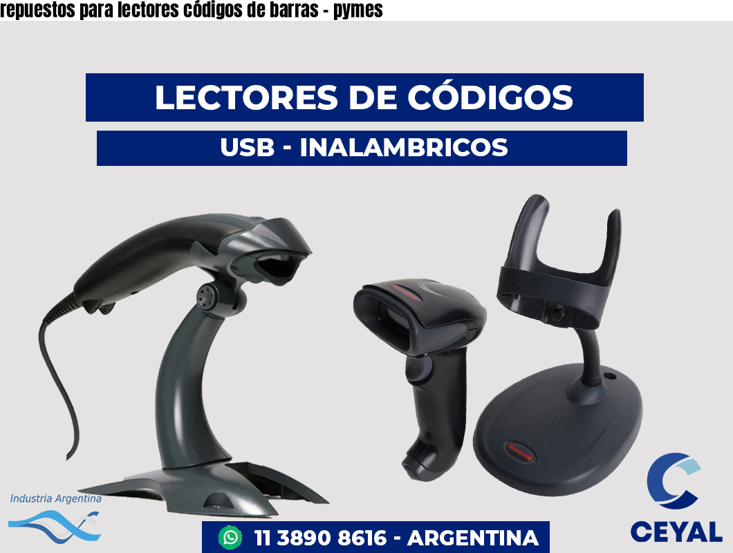 repuestos para lectores códigos de barras - pymes