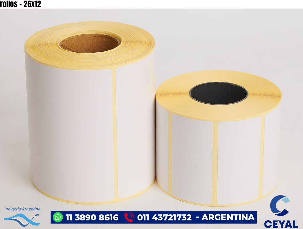 rollos - 26x12