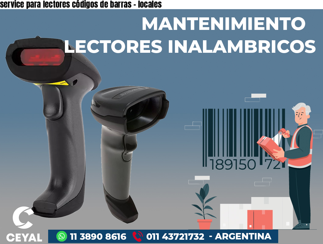 service para lectores códigos de barras – locales