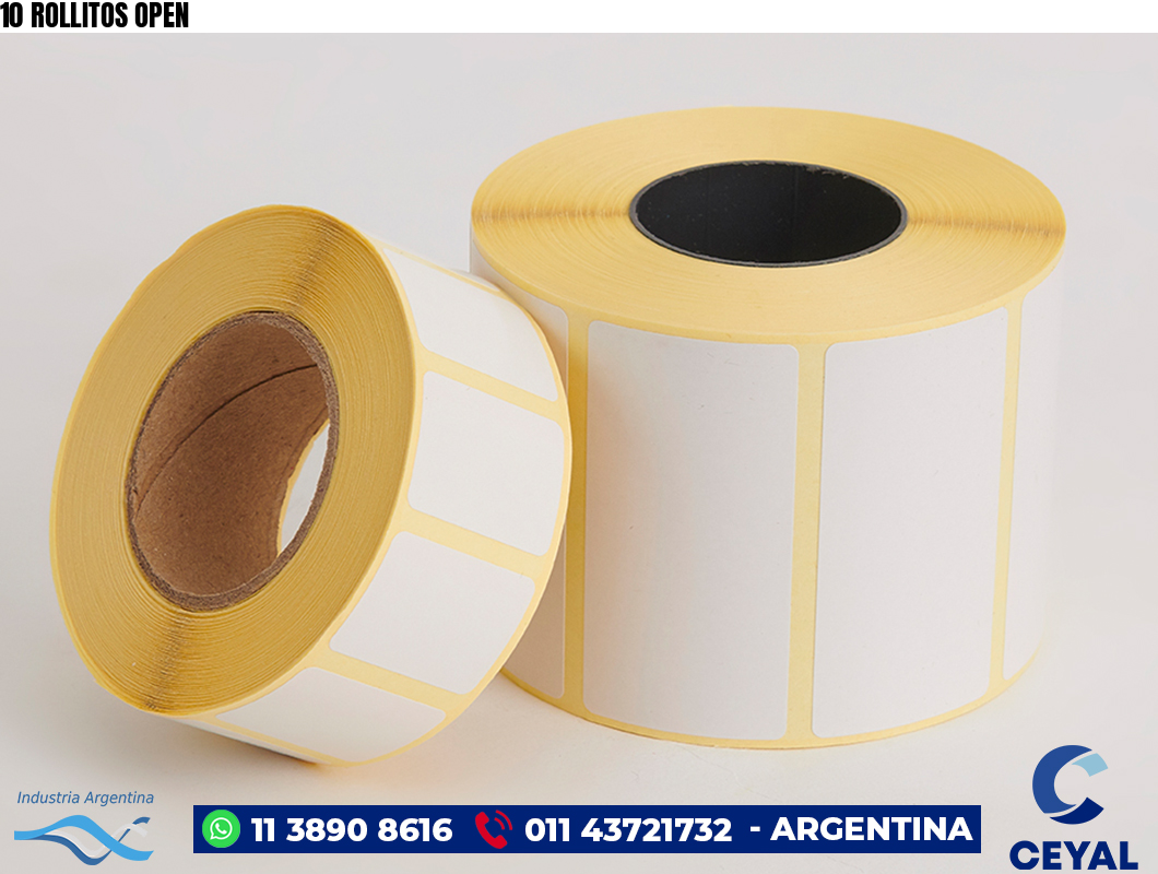 10 ROLLITOS OPEN