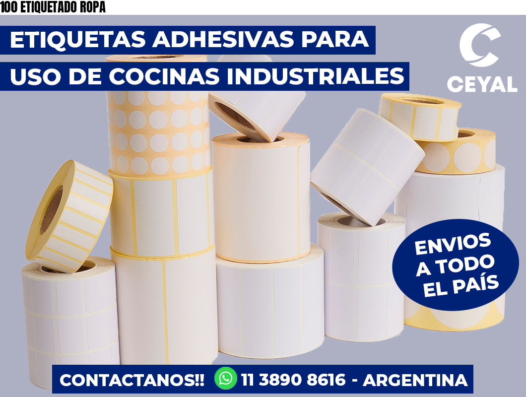 100 ETIQUETADO ROPA