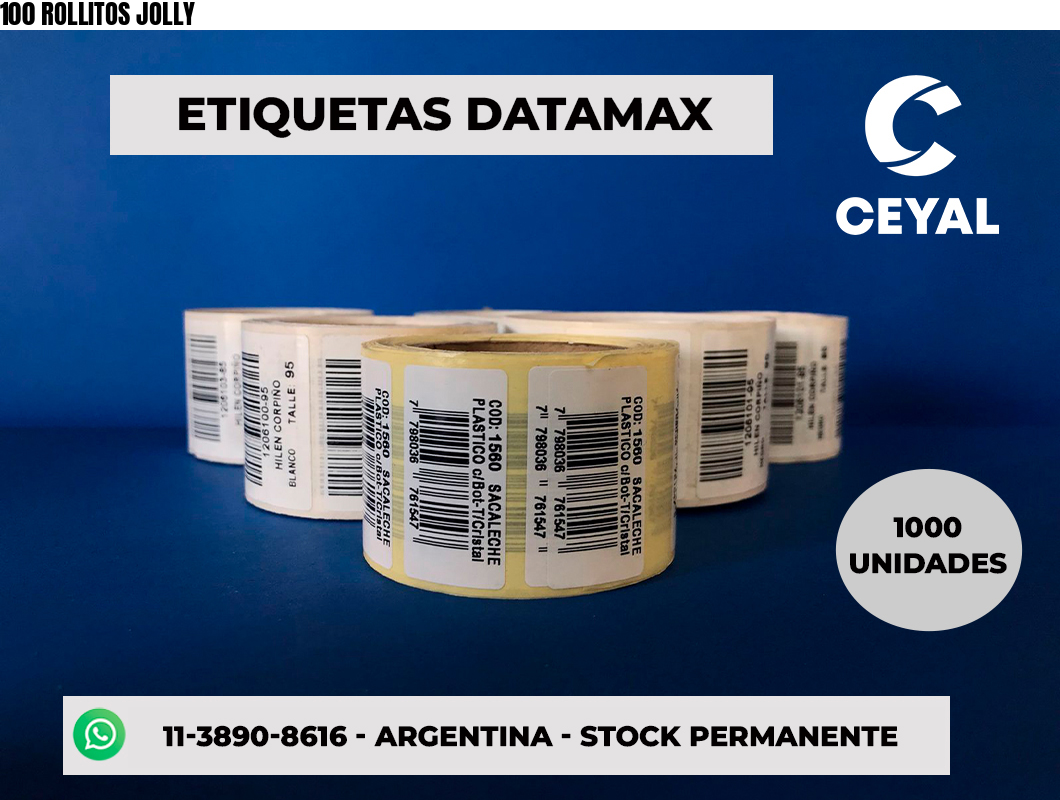 100 ROLLITOS JOLLY