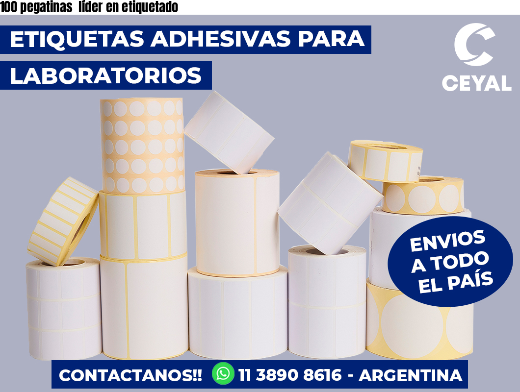 100 pegatinas  líder en etiquetado