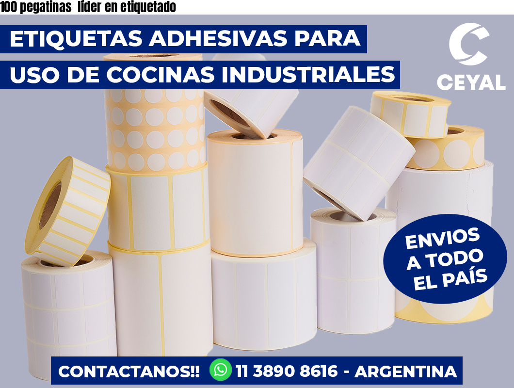 100 pegatinas  líder en etiquetado