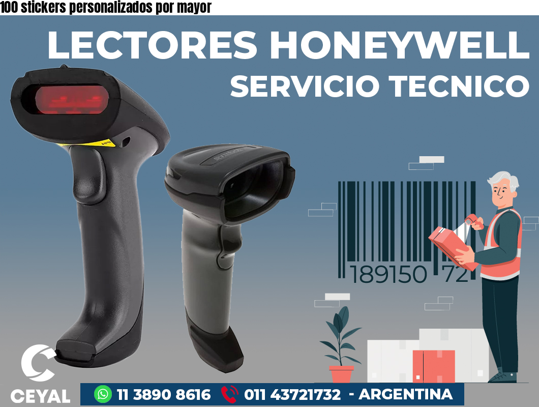 100 stickers personalizados por mayor