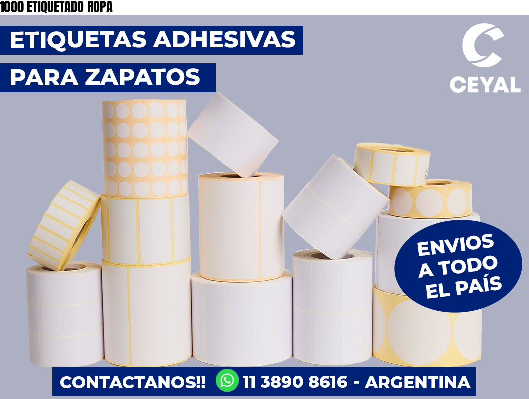 1000 ETIQUETADO ROPA