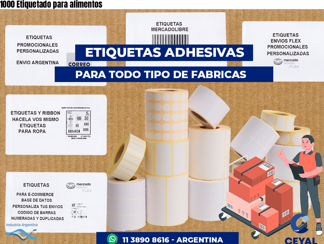 1000 Etiquetado para alimentos