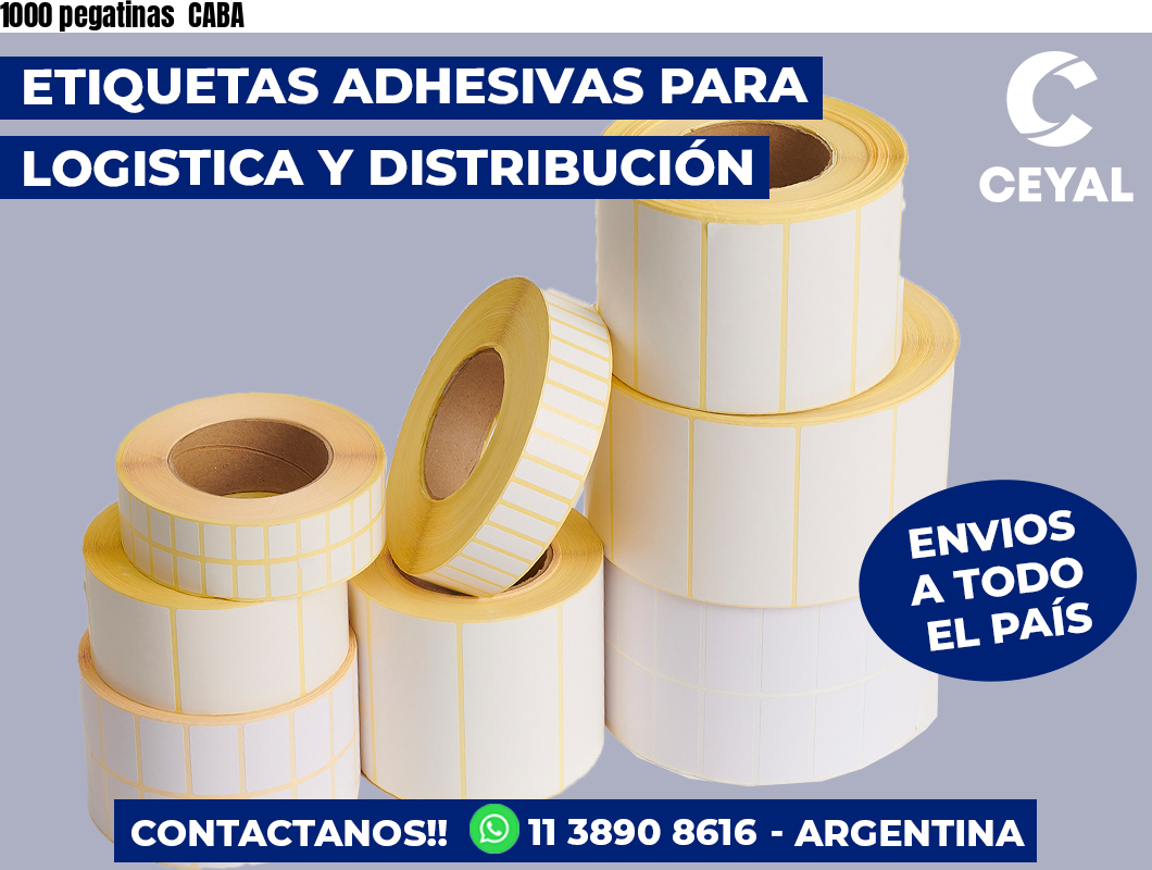 1000 pegatinas  CABA