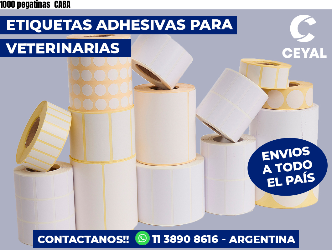 1000 pegatinas CABA