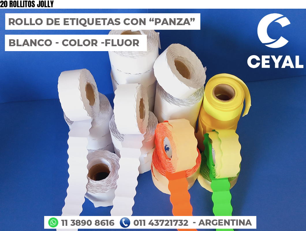 20 ROLLITOS JOLLY