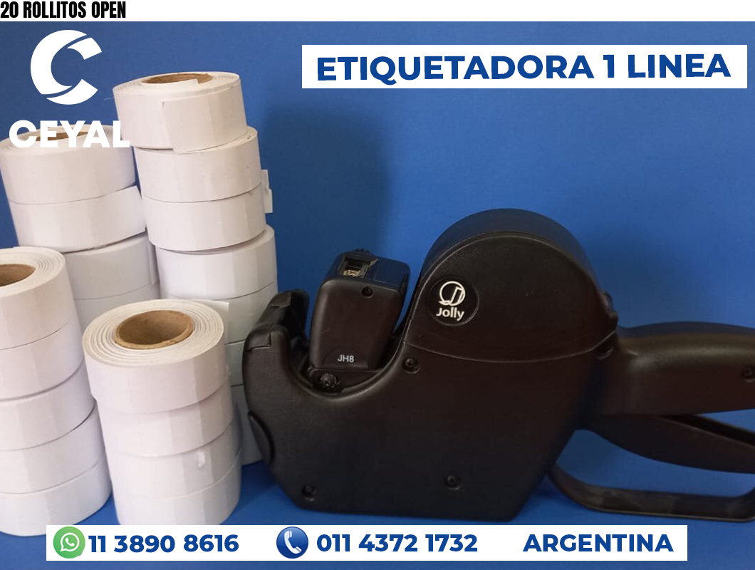 20 ROLLITOS OPEN